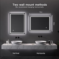 CleanOva Illuminated Luxury Bathroom Mirror™