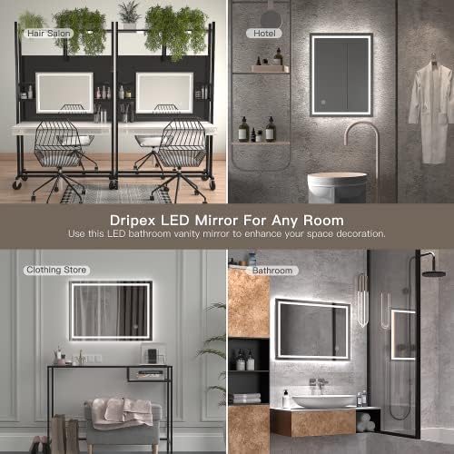 CleanOva Illuminated Luxury Bathroom Mirror™