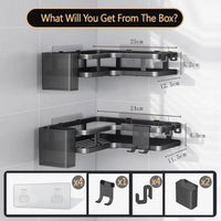 CleanOva Corner Shower Organizer™