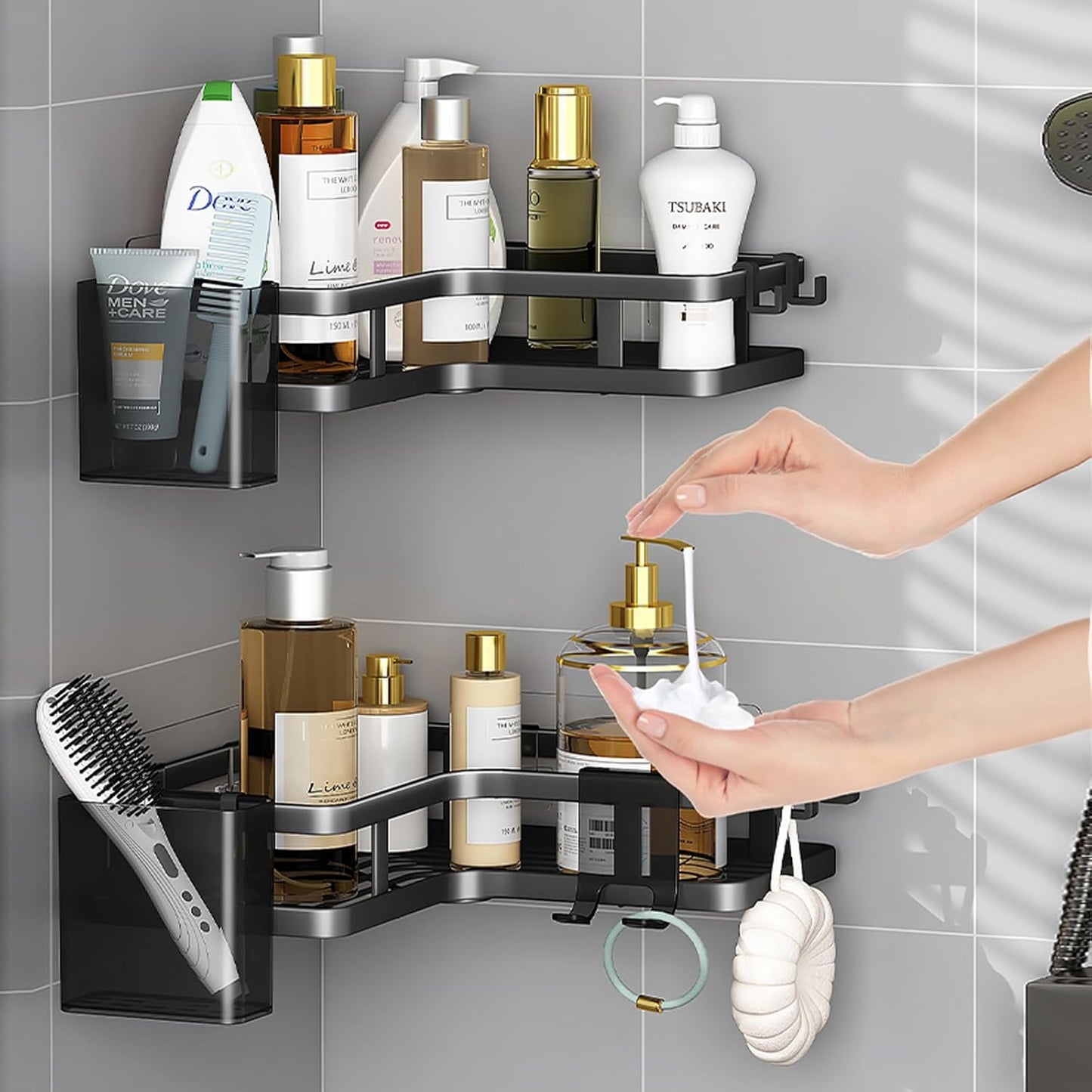 CleanOva Corner Shower Organizer™